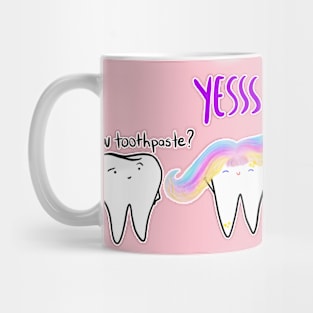 Unicorn Toothpaste Mug